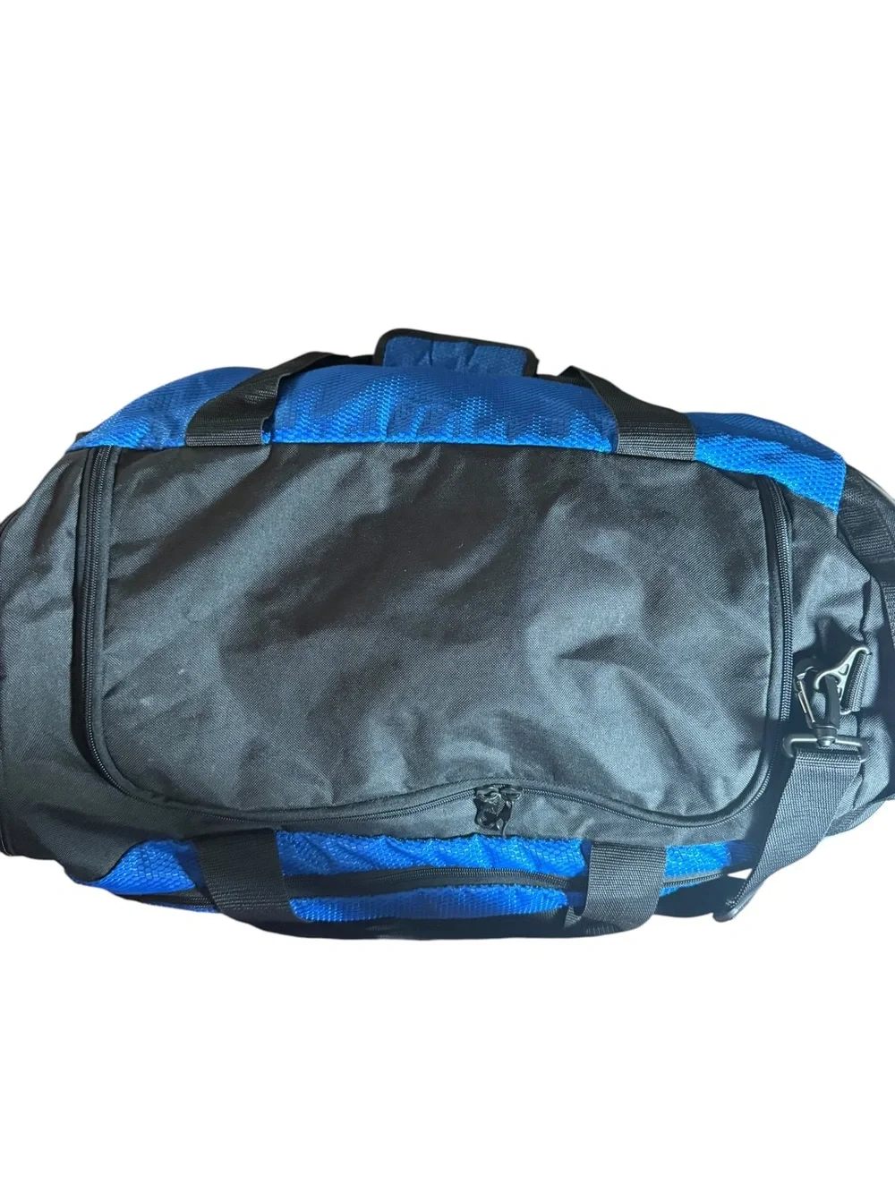 Adidas 2013 Performance Duffel Bag Blue Black Neon Gym Sports Travel